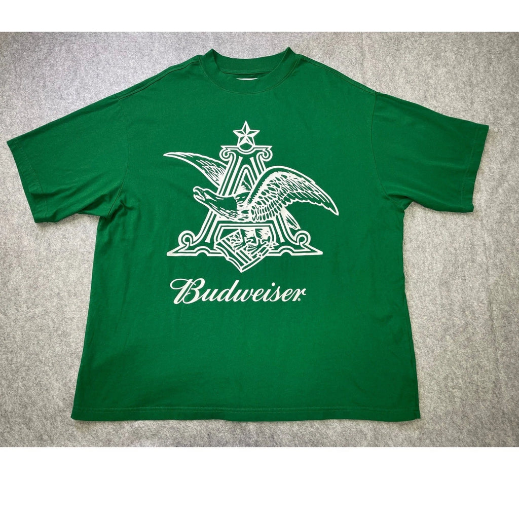 PacSun Budweiser Eagle Logo Graphic T-Shirt Green Mens XL  Cotton FIFA 2026