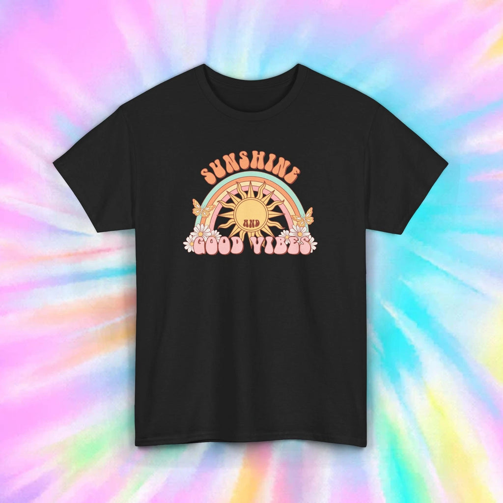 Retro Sunshine and Good Vibes Shirt S-5XL Boho Summer Aesthetic Gift Tee