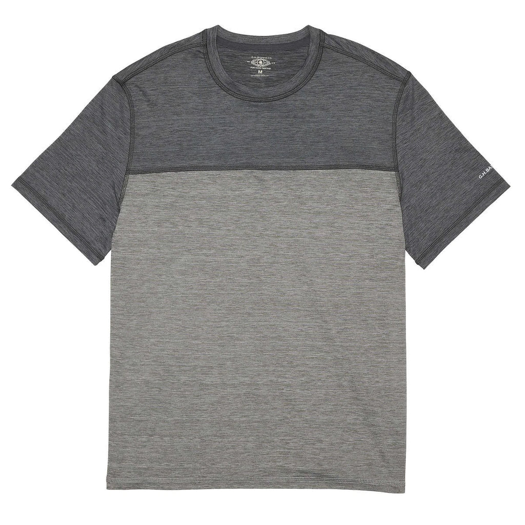 G.H. Bass Performance T Shirt Cooling Wicking Sunblock UPF 50 Blue Black or Gray