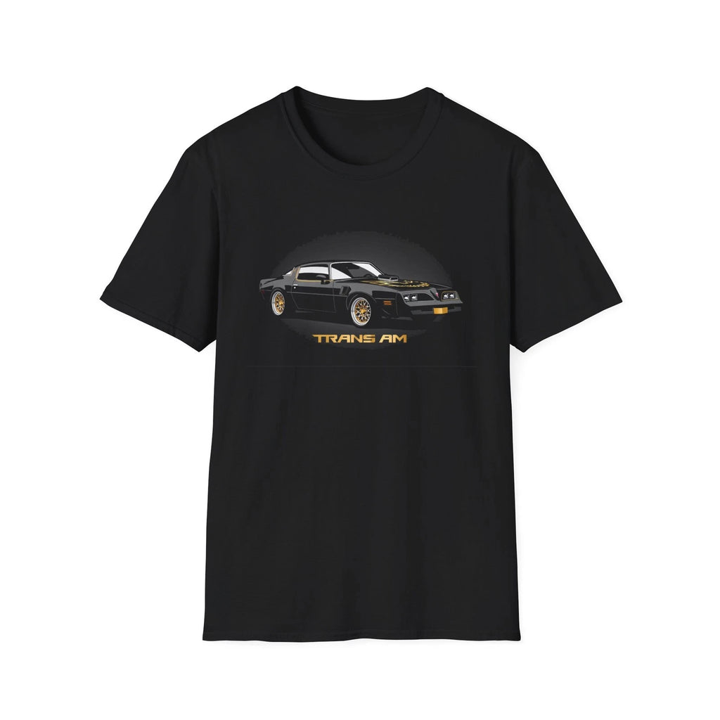 1979 Trans Am Black Gold Muscle Car Graphic T-Shirt Vintage Style