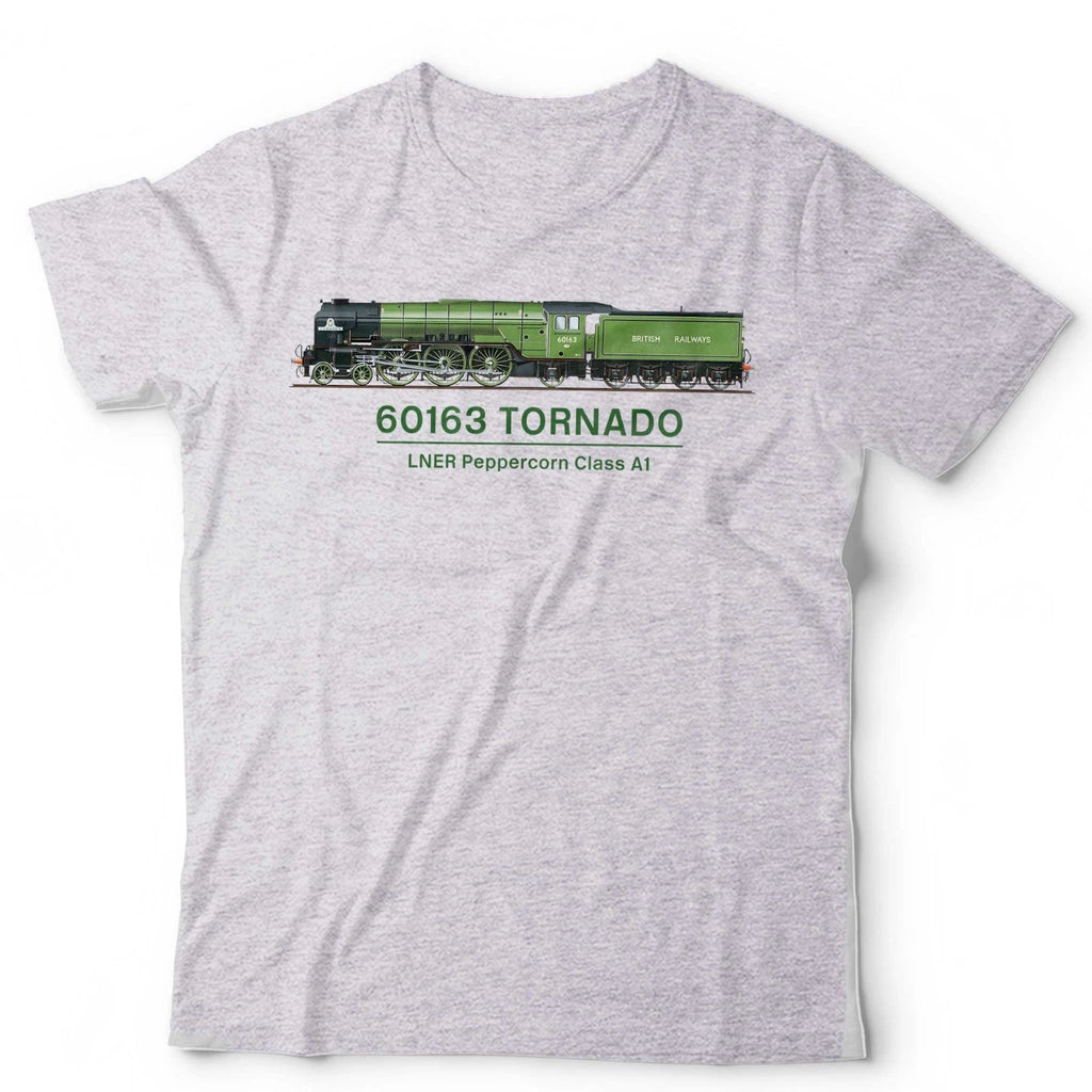 Train T-Shirt Tornado Peppercorn A1 Steam Locomotive Railway Unisex & Kids Tee
