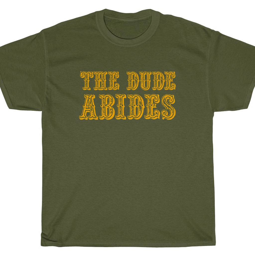 THE DUDE ABIDES -Shirt - Lebowski Walter Big jeffrey
