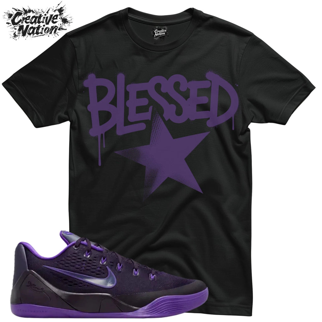 Shirt To Match 9 Purple Dynasty Unisex Tee Sneaker Shirt Blessed Shirt