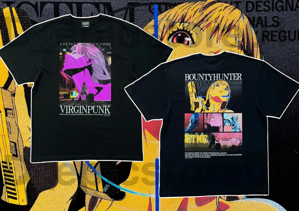VIRGIN PUNK x messa Yasuomi Umetsu  T-Shirts 2 Designs Black Japan
