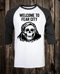 Retro 100% Cotton Tee T Shirt Punk NYC Welcome To Fear City New York City