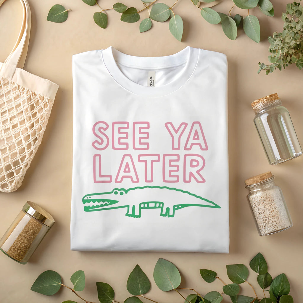 See Ya Later Alligator T-Shirt – Funny Retro Graphic Tee A201