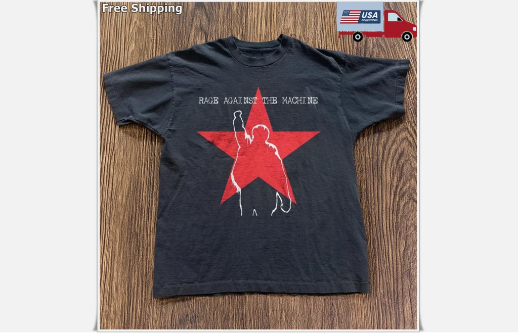 Rage Against the Machine Unisex T-Shirt Unisex Black T-shirt Size S-5XL