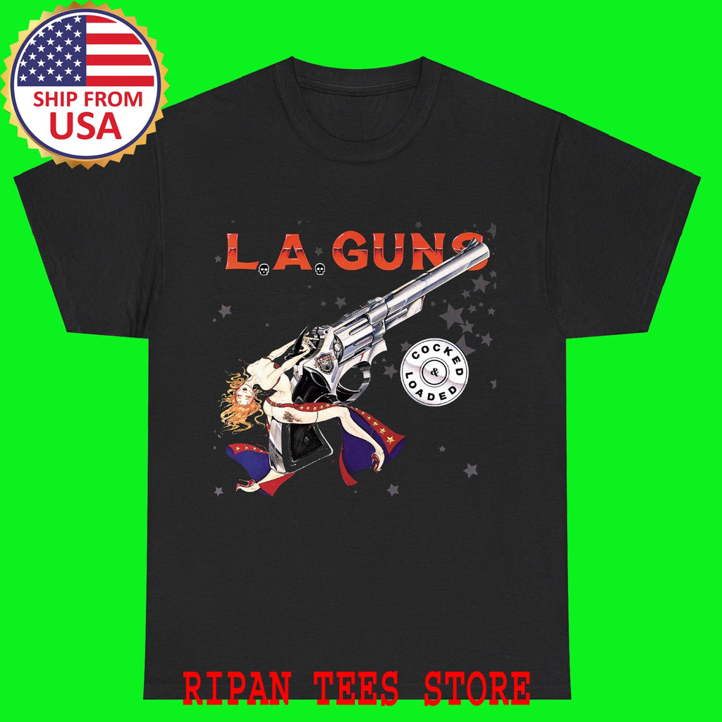 L.A. GUNS Cocked n Loaded Black Size S - 5XL