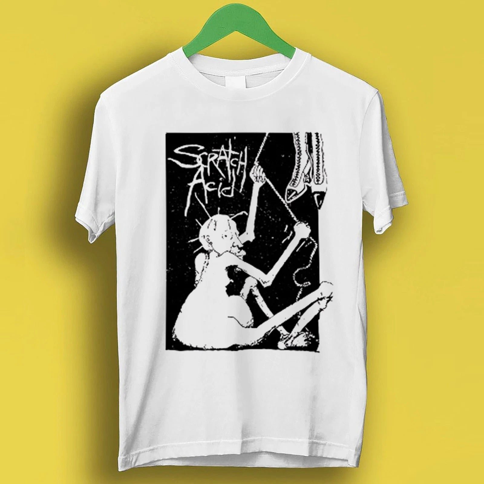 Scratch Acid Music Cardigan Rock Guitar Worn By Music Gift Tee T Shirt P2831