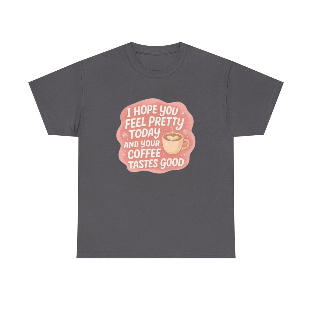 Cute Coffee-Inspired Unisex Heavy Cotton Tee, Positive Quote T-Shirt, Gift [...]