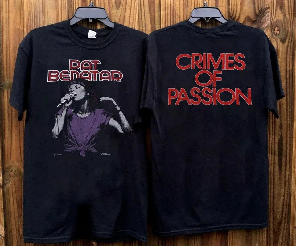 Vintage 1980 Pat Benatar Crimes Of Passion Album Promo T-Shirt, Pat Benatar T-Sh