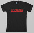 Super Nintendo, SNES T Shirt logo 16 bit videogame retro mario zelda console new