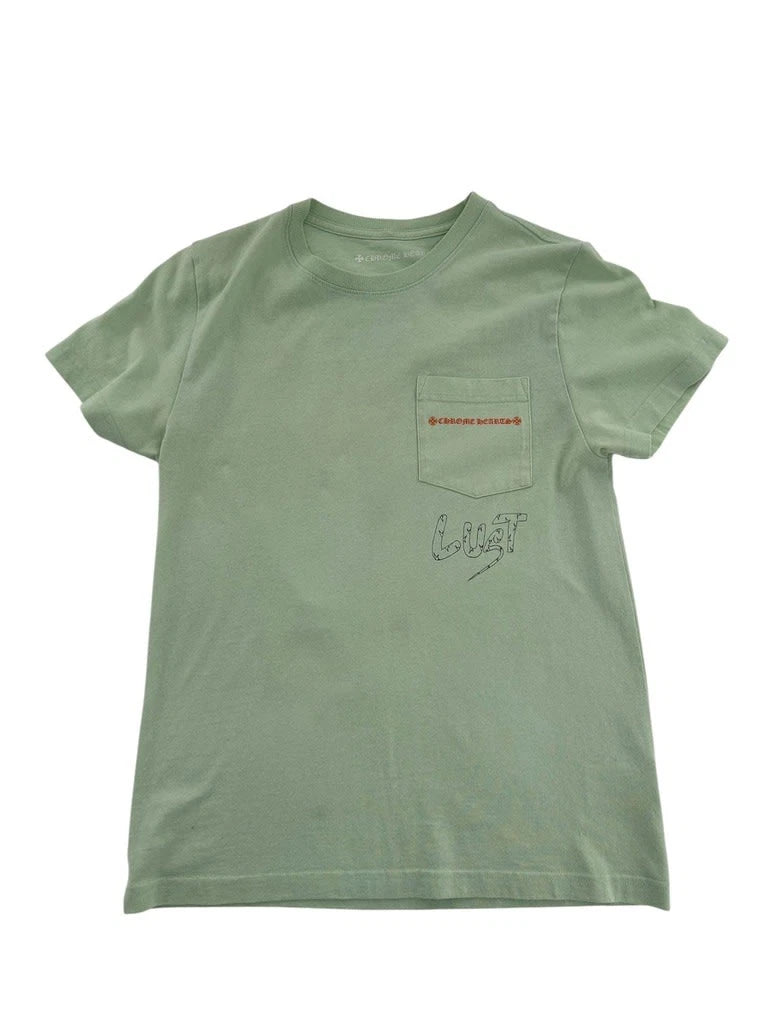 Size S Chrome Hearts Matty Boy Lust T-Shirt Seafoam