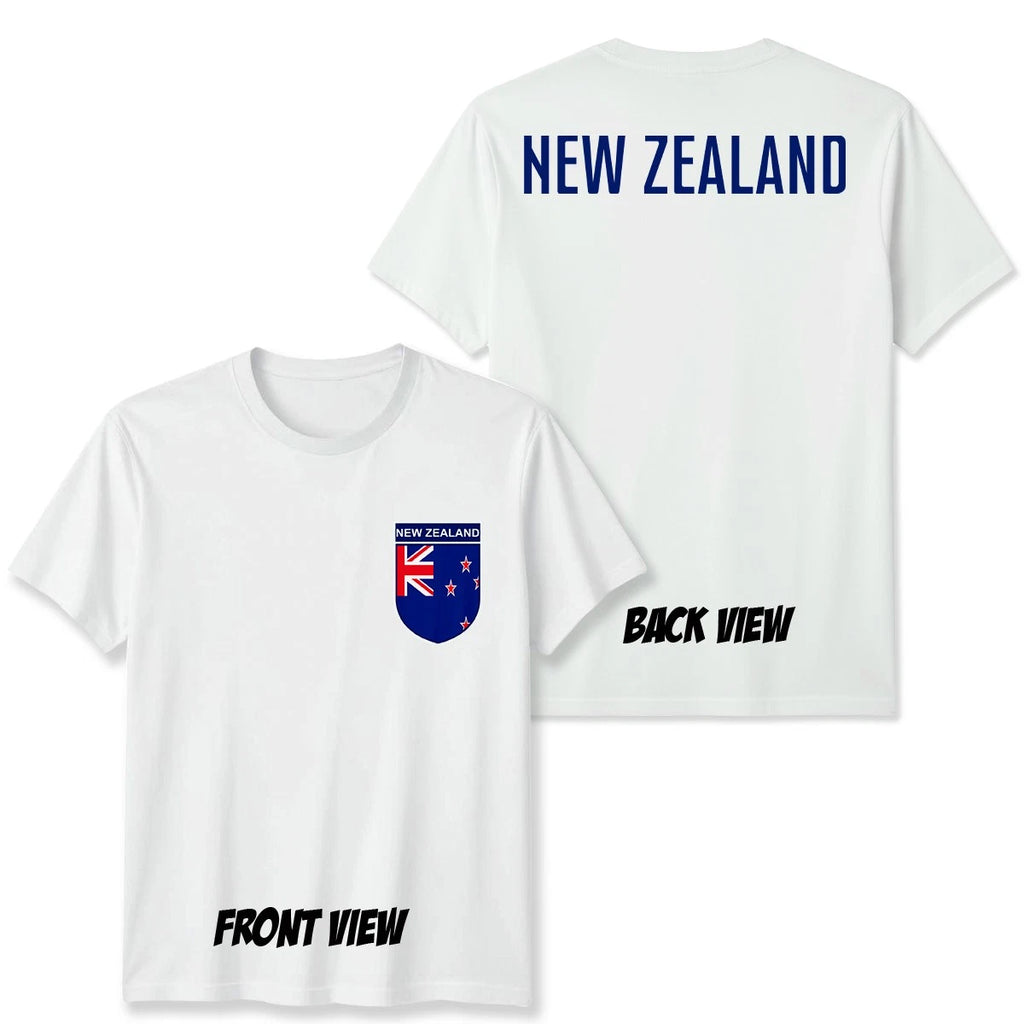 New Zealand Football Unisex Kids T-Shirt Country Pride Soccer Tee #WC