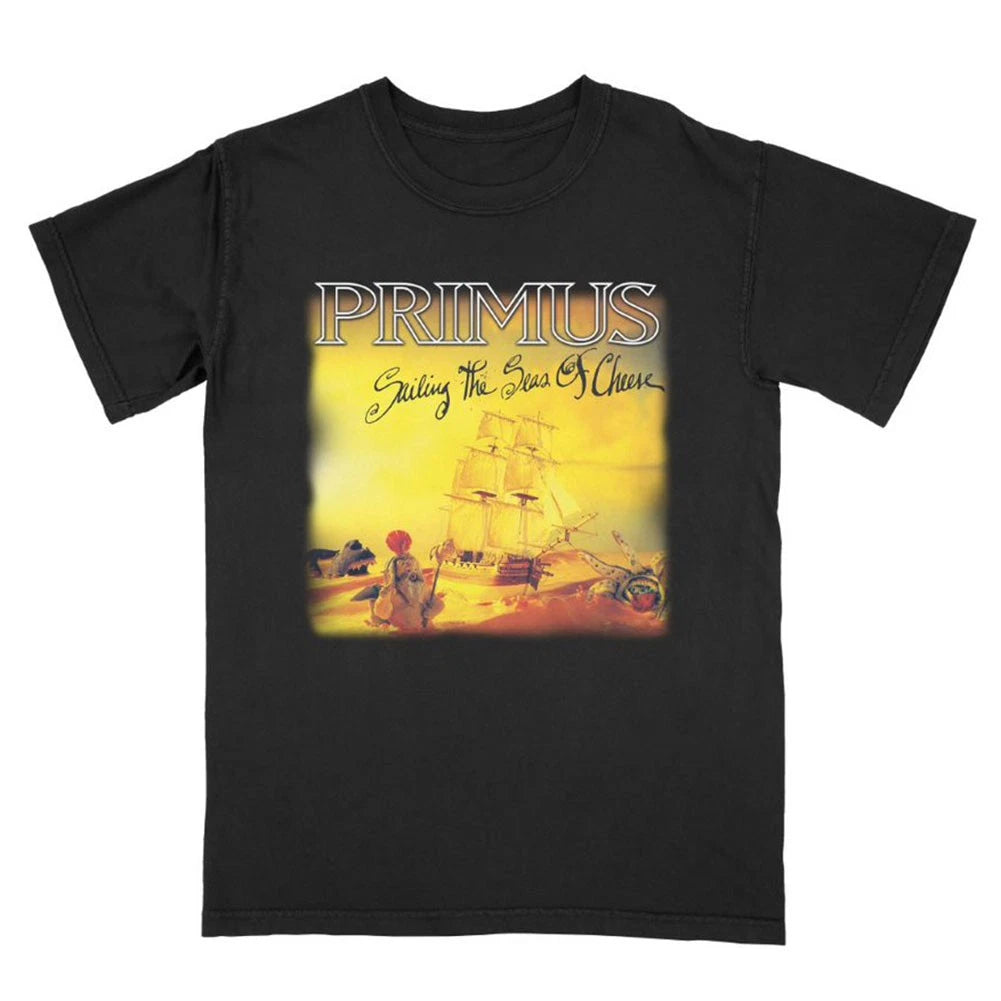 Authentic Primus Sea of Cheese Logo Slim-fit T-Shirt S M L XL 2XL NEW