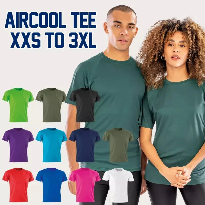 Performance wear Air-cool Unisex Spiro T-shirts, Sports T shirts, Gym t shirts