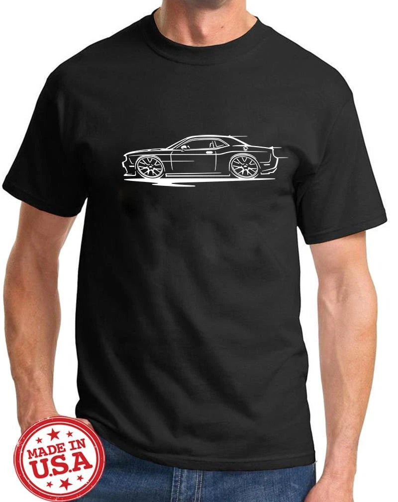SRT Hellcat Challenger Redline Design Tshirt NEW FREE SHIP