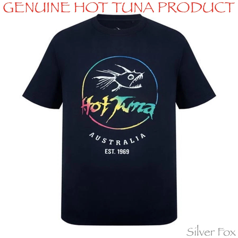 GENUINE HOT TUNA MENS CREW BLACK SHORT SLEEVE TEE T SHIRT BRAND NEW WITH TAGS