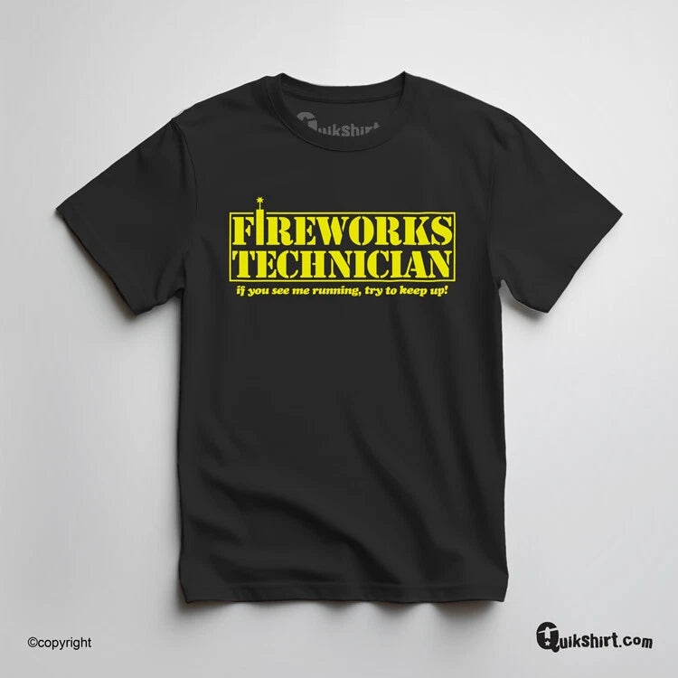 Fireworks Tech T-Shirt Fourth Of July Fireworks 4th Holiday New Years Original