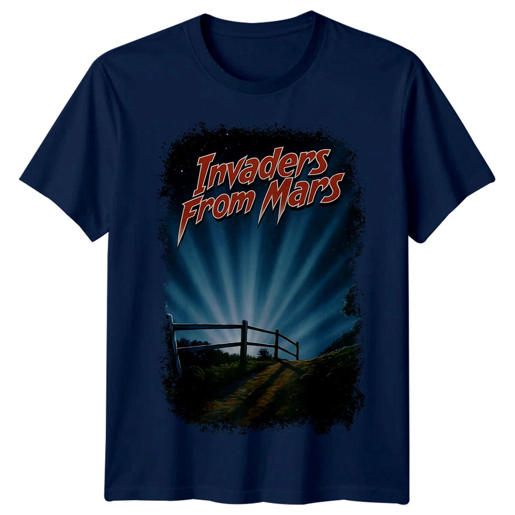 Invaders from Mars (1986) Movie Poster Inspired T-Shirt Retro 80s Tee