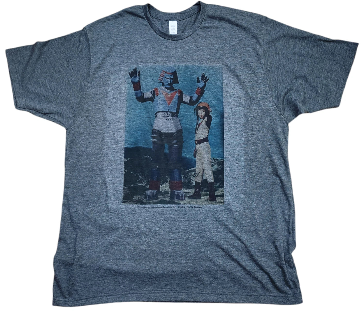 T-Shirt Giant Robot Johnny Sokko Aliens (1970) vintage colors soft style gift