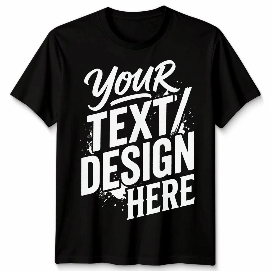 Personalised Custom Printed T Shirt Text Logo Unisex Shirt Party Workwear Gift