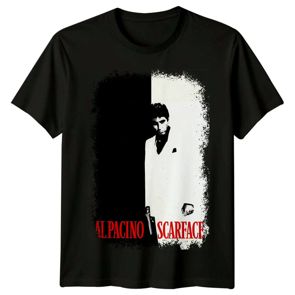 Scarface (1983) Movie Poster Inspired T-Shirt Retro Film Tee Unisex