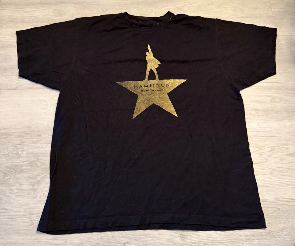 Hamilton Creative Goods Official An American Musical T-Shirt XL-read Notes