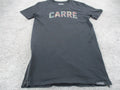 Carre T Shirt/Tee/Top Small Short Sleeve Black Round Neck Logo Long Length