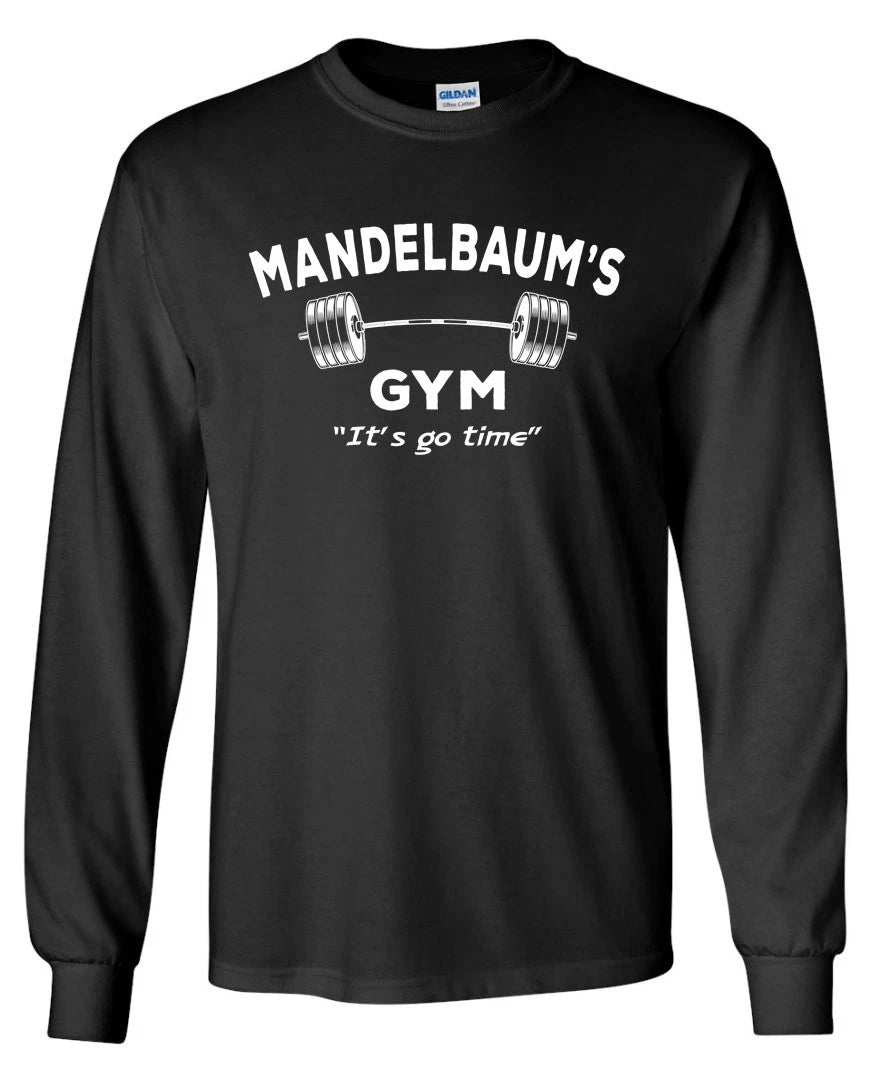 MANDELBAUM'S gym LONG SLEEVE T-shirt - Seinfeld Kramer Contanza Funny