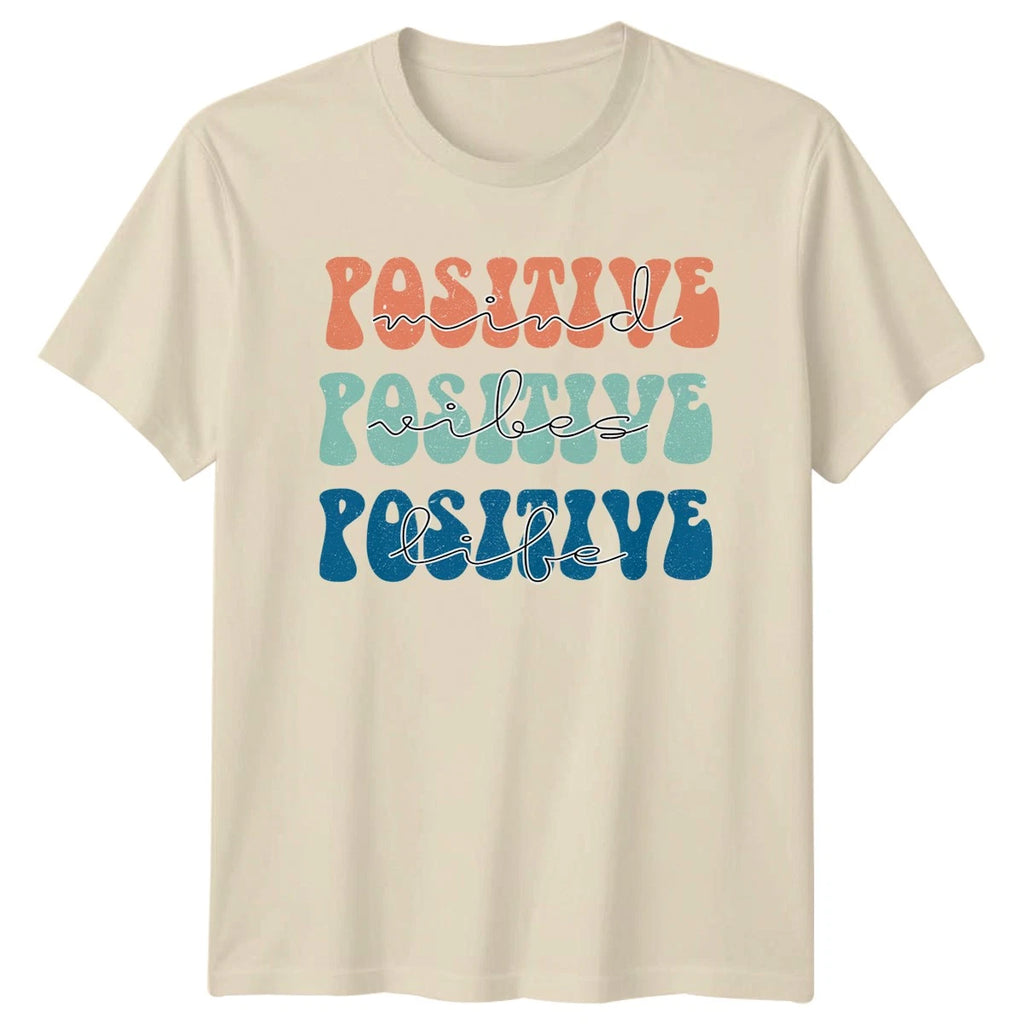 Positive Mind Positive Vibes T-Shirt Mental Wellness Birthday Gift For Him Her