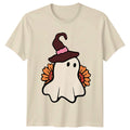 Cute Ghost Witch Hat T-Shirt Halloween Gift For Him And Her