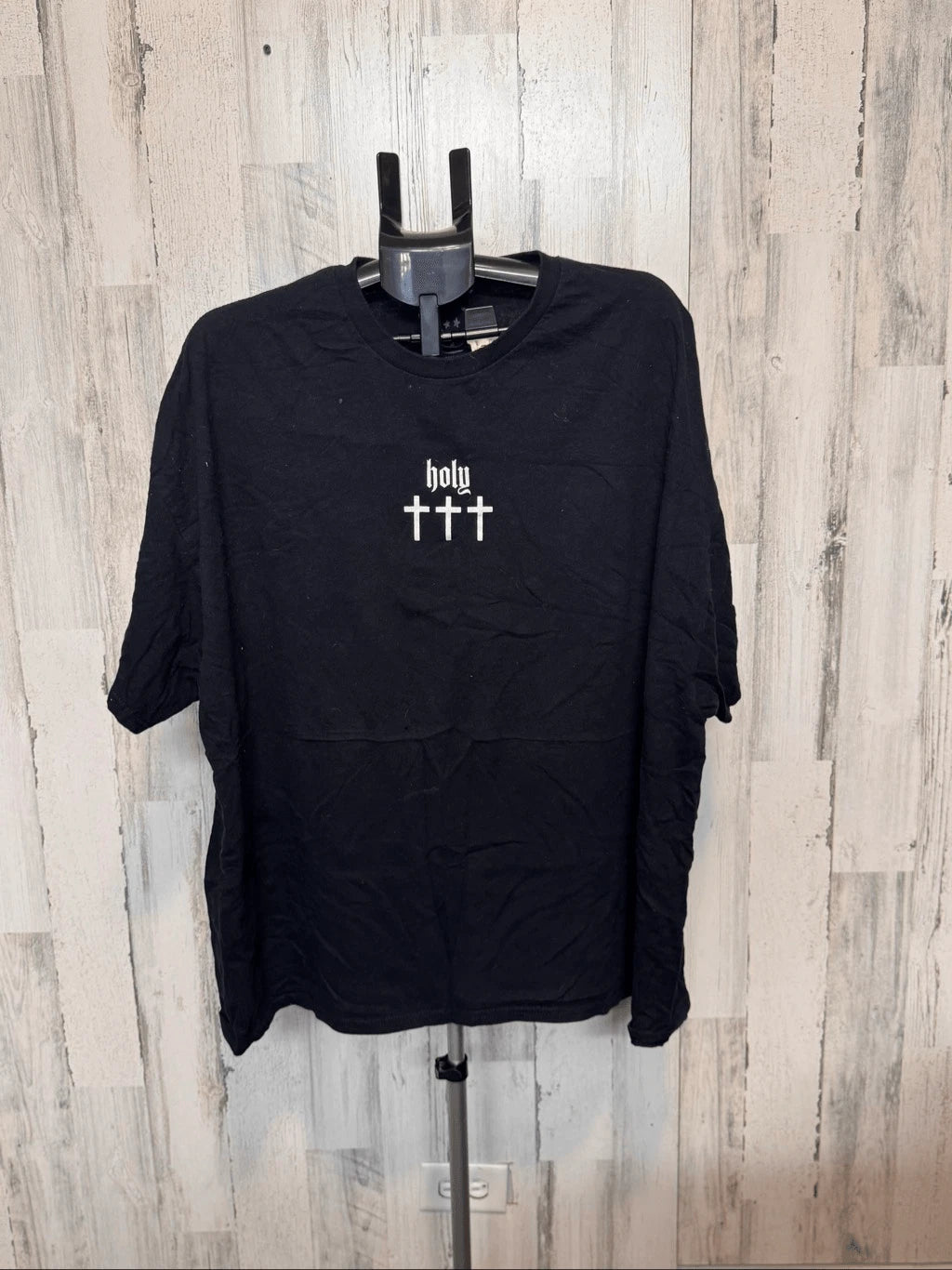 VLLA Holy Skull Psalm 23:4 Graphic Tee | Oversized Christian Streetwear T-Shirt