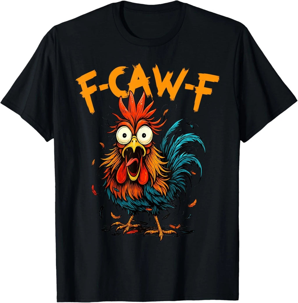 f-caw-f Chicken Fcawf Rooster Coffee Funny Office Coffee T-Shirt unisex T-Shirt