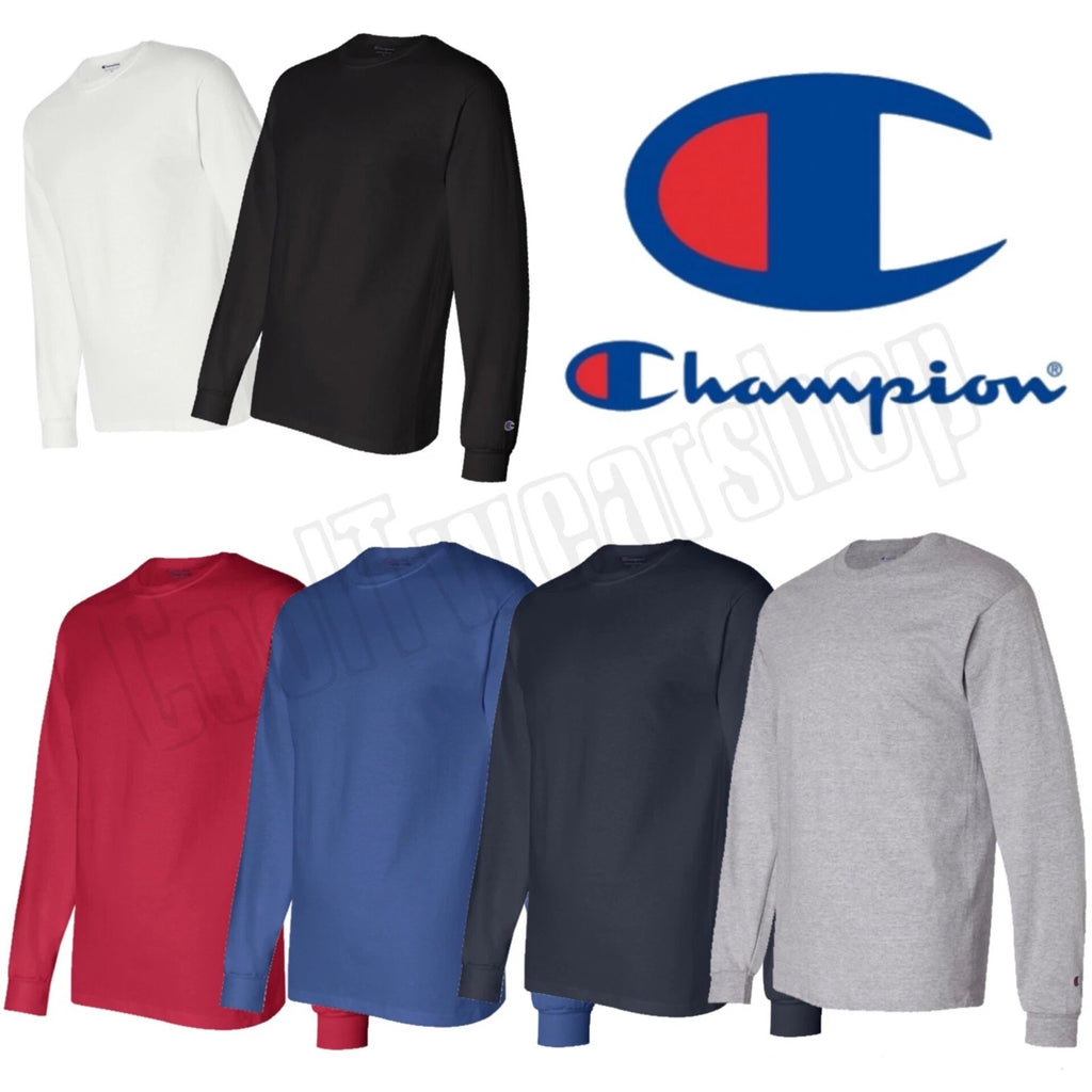 Champion CC8C Men Long Sleeves T-Shirt S,M,L,XL