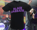 Ozzy Tee Black Sabbath T Shirt Wavy Logo Black Classic Rock Metal Band Tee