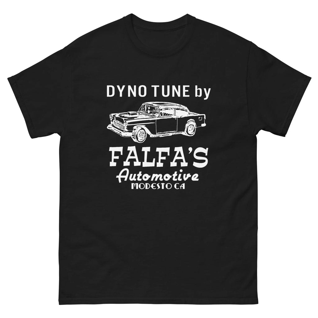 FALFA'S AUTOMOTIVE T SHIRT AMERICAN GRAFFITI 55 CHEVY GASSER TWO LANE BLACKTOP