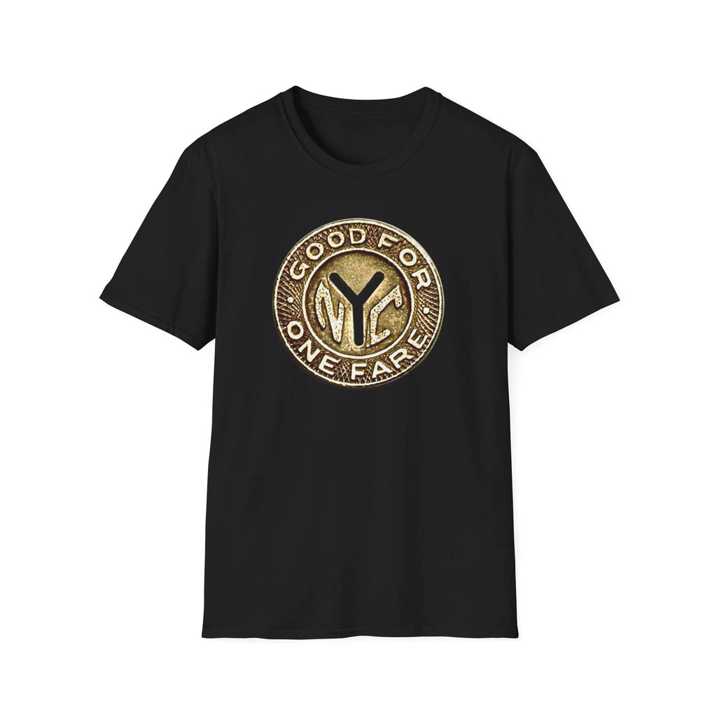 NYC Tribute Subway Token Nostalgia Softstyle T-Shirt