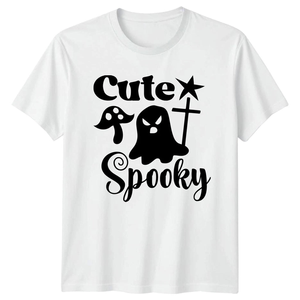 Cute Spooky T-Shirt Halloween Ghost Mushroom Halloween Gift For Him And Her