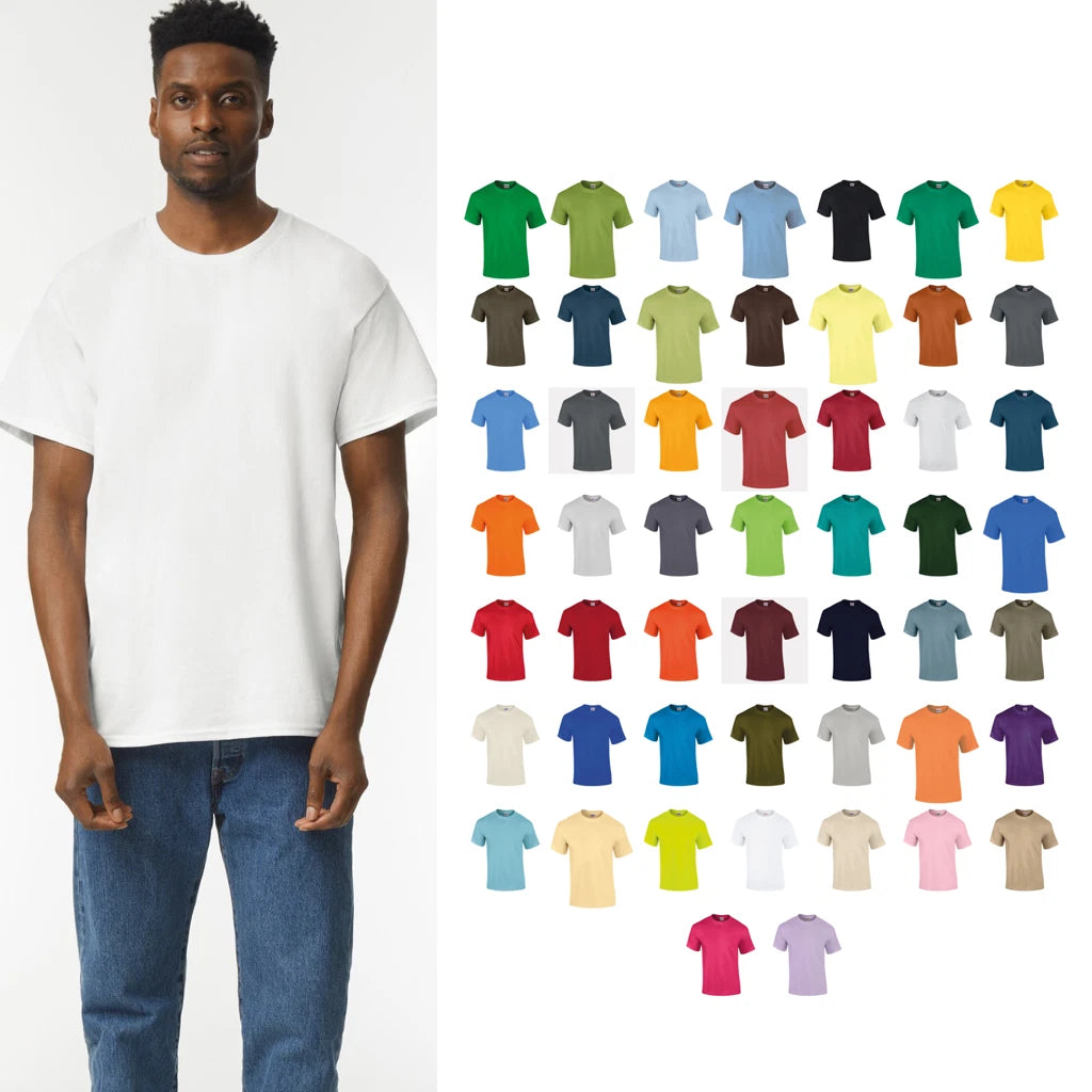 Men's Plain t-shirt 2000 - Gildan Ultra Cotton adult blank tee    (