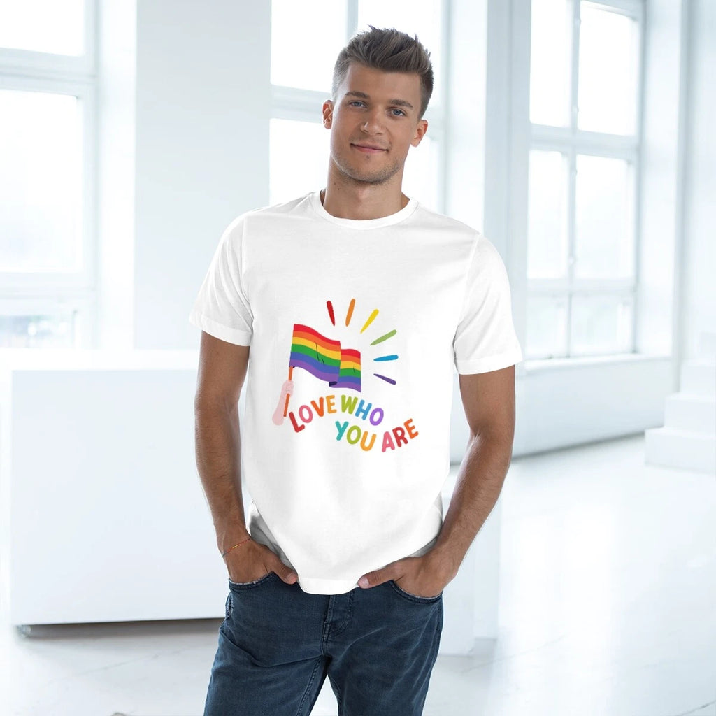 Love Who You Are Unisex Deluxe T-shirt