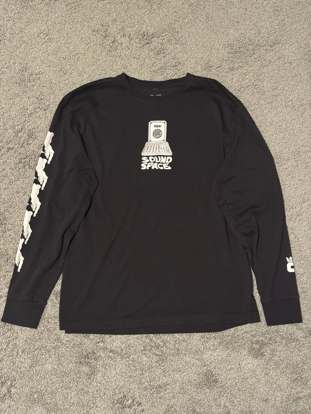 Jiberish x Mission Ballroom Sound Space Long sleeve Shirt Size XL