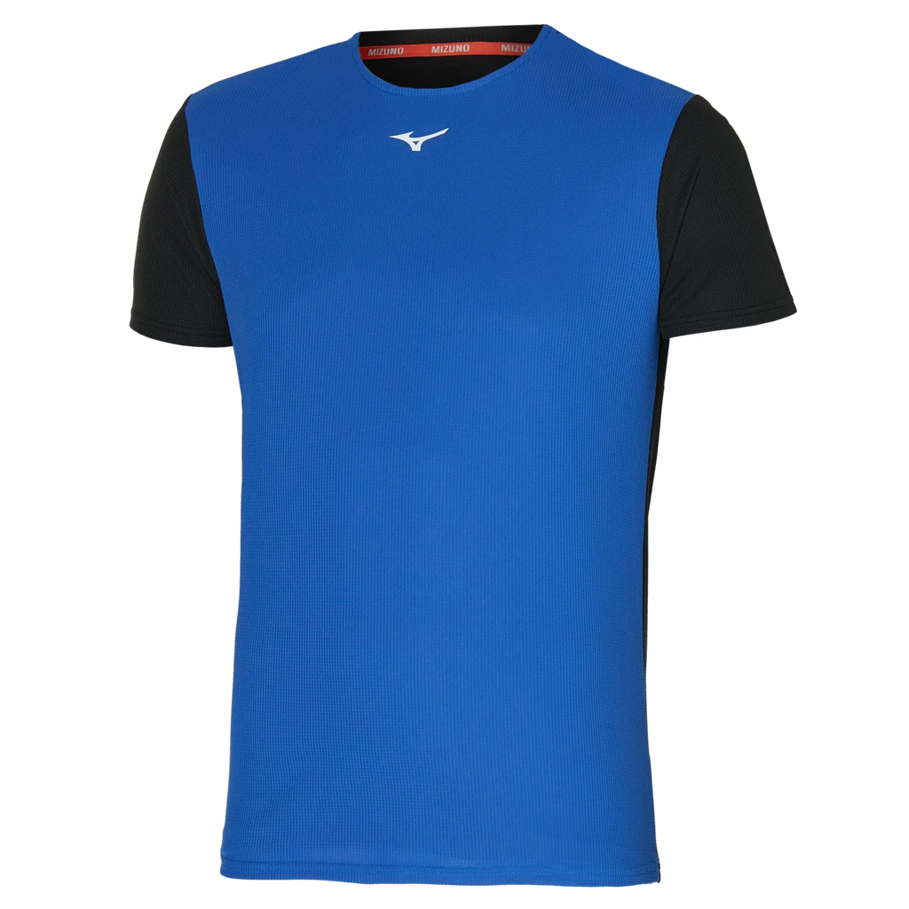 Mizuno Mens DRYAEROFLOW Gym T-Shirt - Blue / Black
