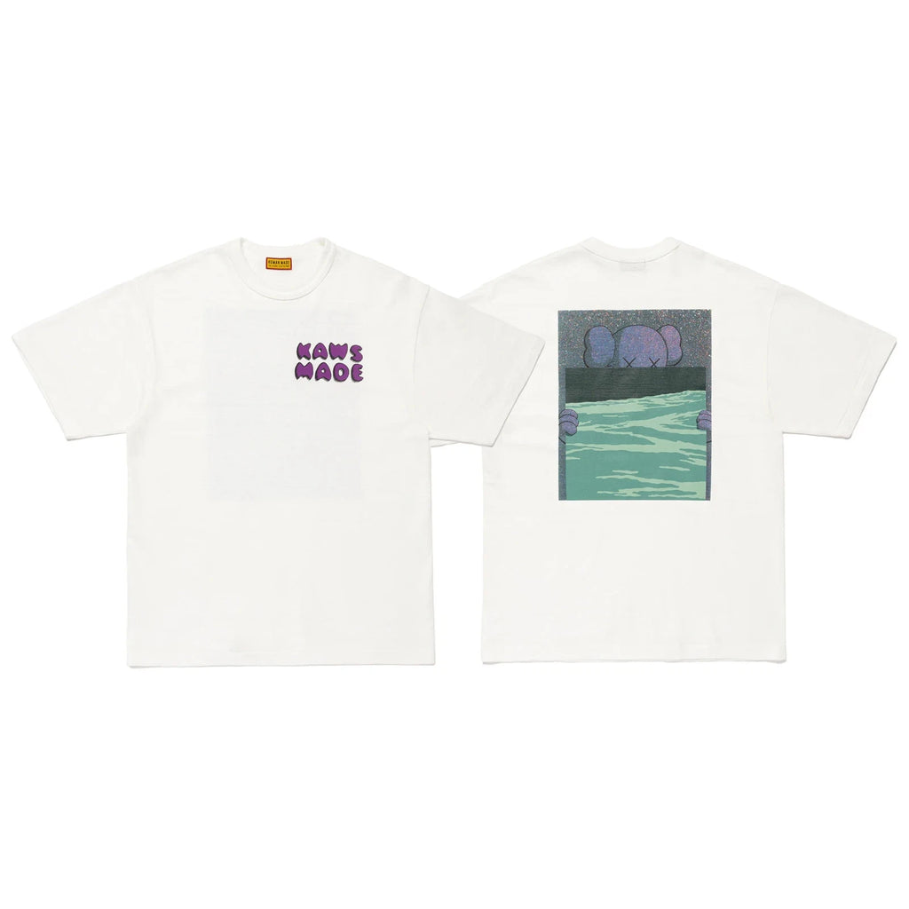 HUMAN MADE x KAWS KAWS MADE GRAPHIC T-SHIRT #3 WHITE XX30TE026 MADE IN JAPAN New
