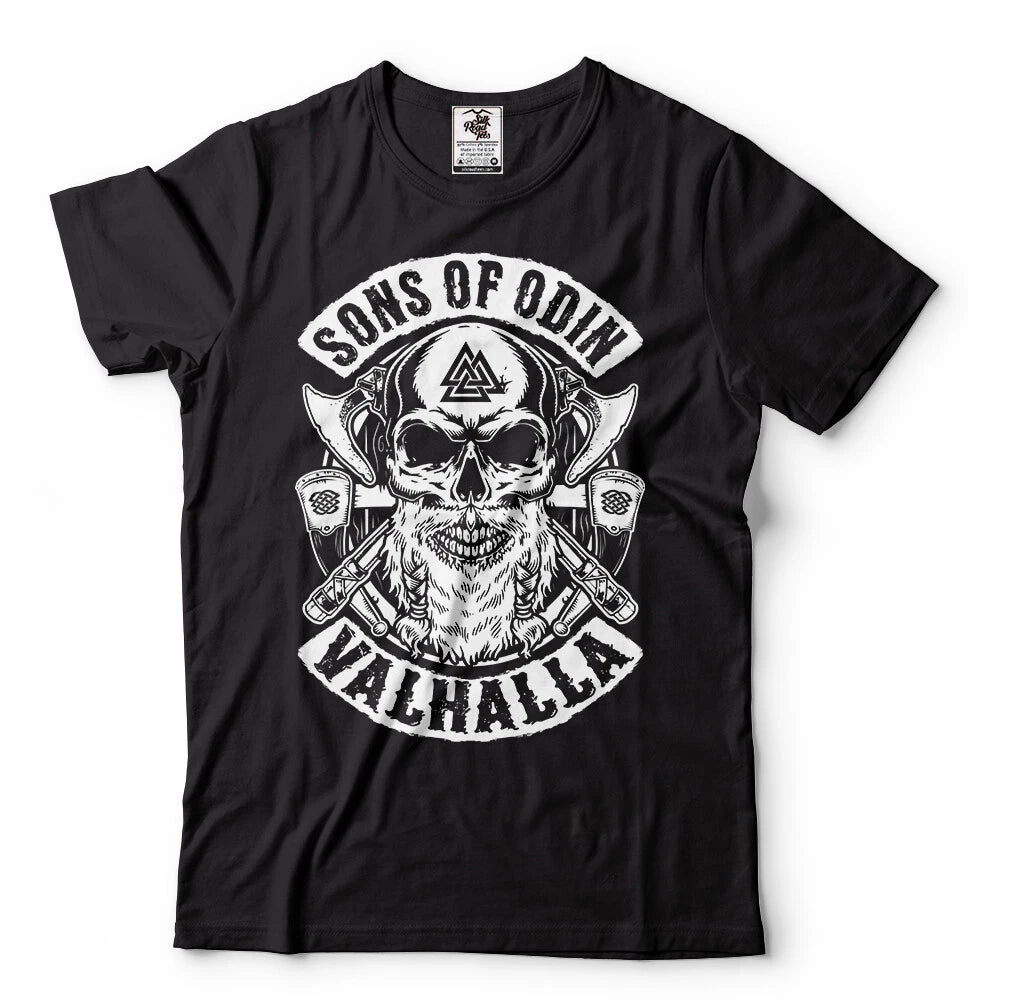 Sons Of Odin Vikings Nordic Odin Thor T-Shirt Vikings Shirts