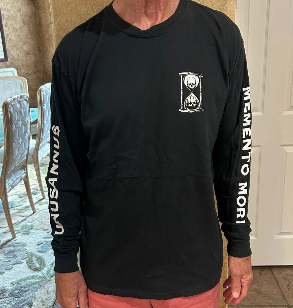 Unus Annus Memento Mori Rare Black Long Sleeve Shirt Size XL