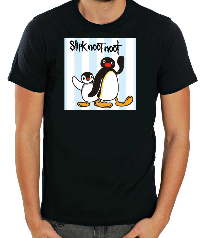 Slipk Noot Noot, Pingu Noot noot Short Sleeve  T- Shirt Men K715
