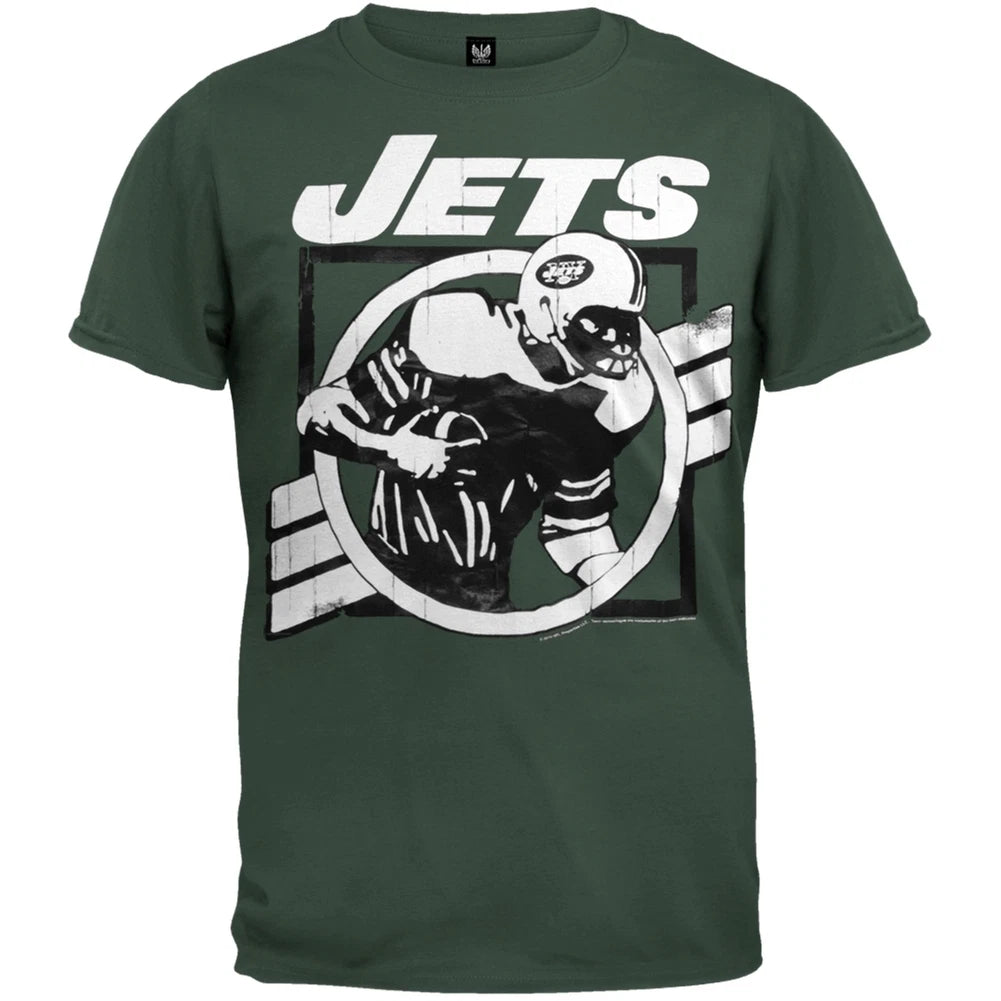 New York Jets - Action Crackle Soft Adult Mens T-Shirt