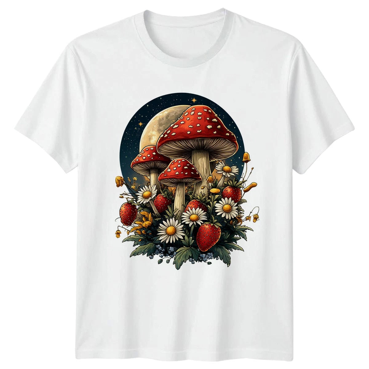 Vintage Mushroom T-Shirt Cottagecore Nature 2026 Gift For Him And Her