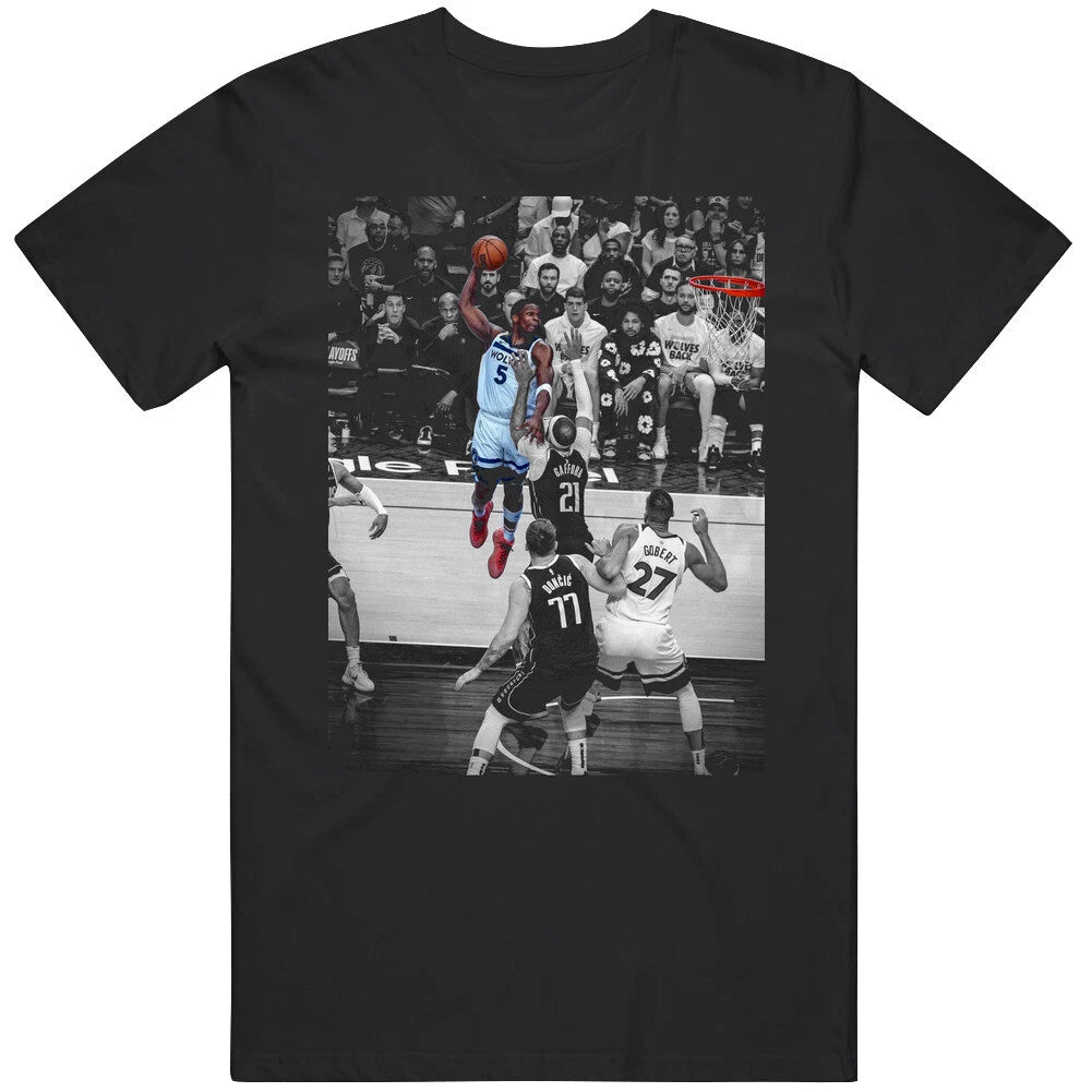 Anthony Edwards Dunk On Daniel Gafford Basketball Fan v2 T Shirt